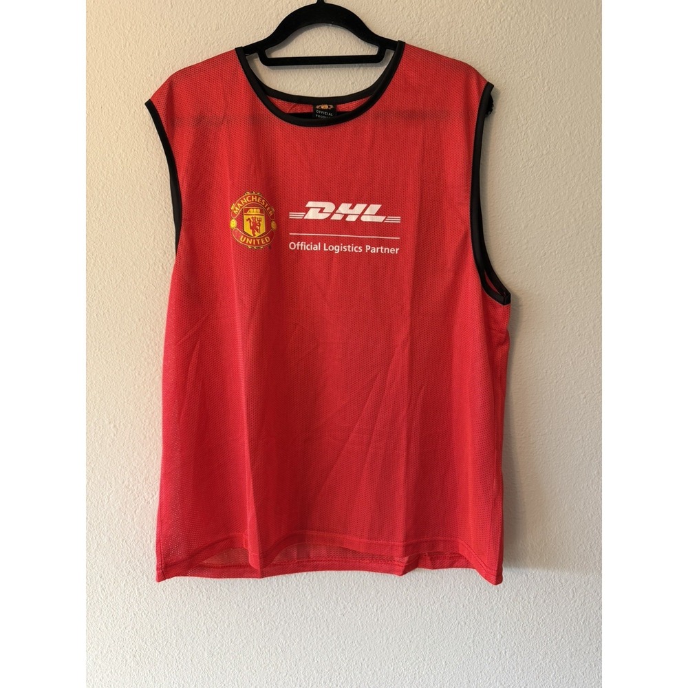 VNTG Manchester United ‎ 1997 Training Football Vest Soccer Jersey One Size